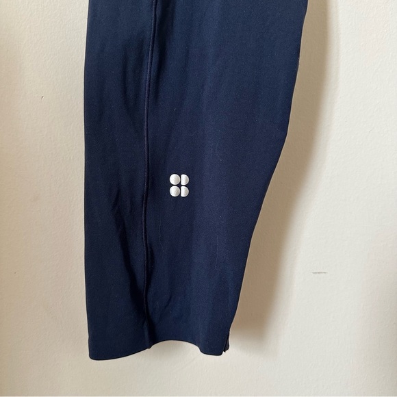Sweaty Betty Power 7/8 Length Navy Blue Leggings Size Medium - Picture 4 of 5
